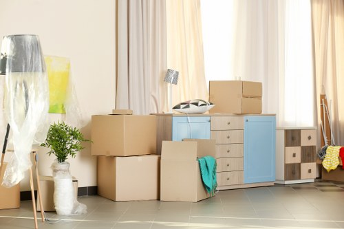Havering Removals team preparing a local residential move with care