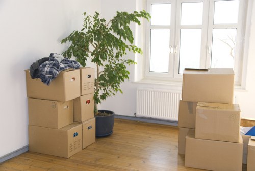 Business storage space used for boxes and equipment in Havering
