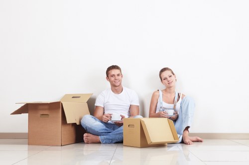Professional removal van loading support in Havering