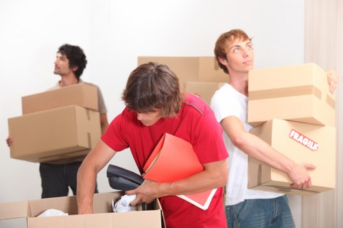 Students preparing belongings for a move in Havering accommodation