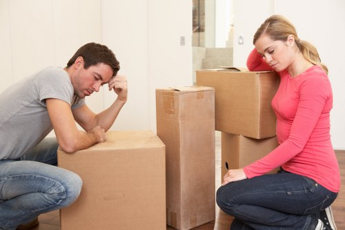 Business relocation using a removal truck