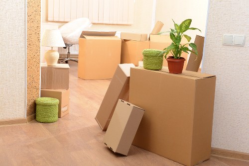 Local van helping with furniture collection in Havering