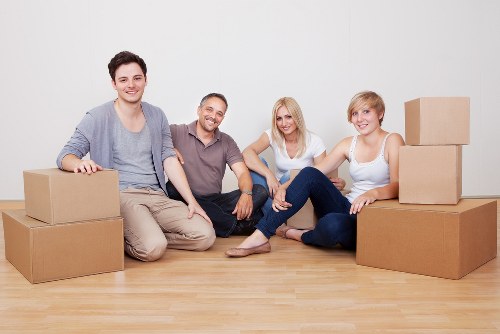 Commercial moving truck in Havering for office relocation